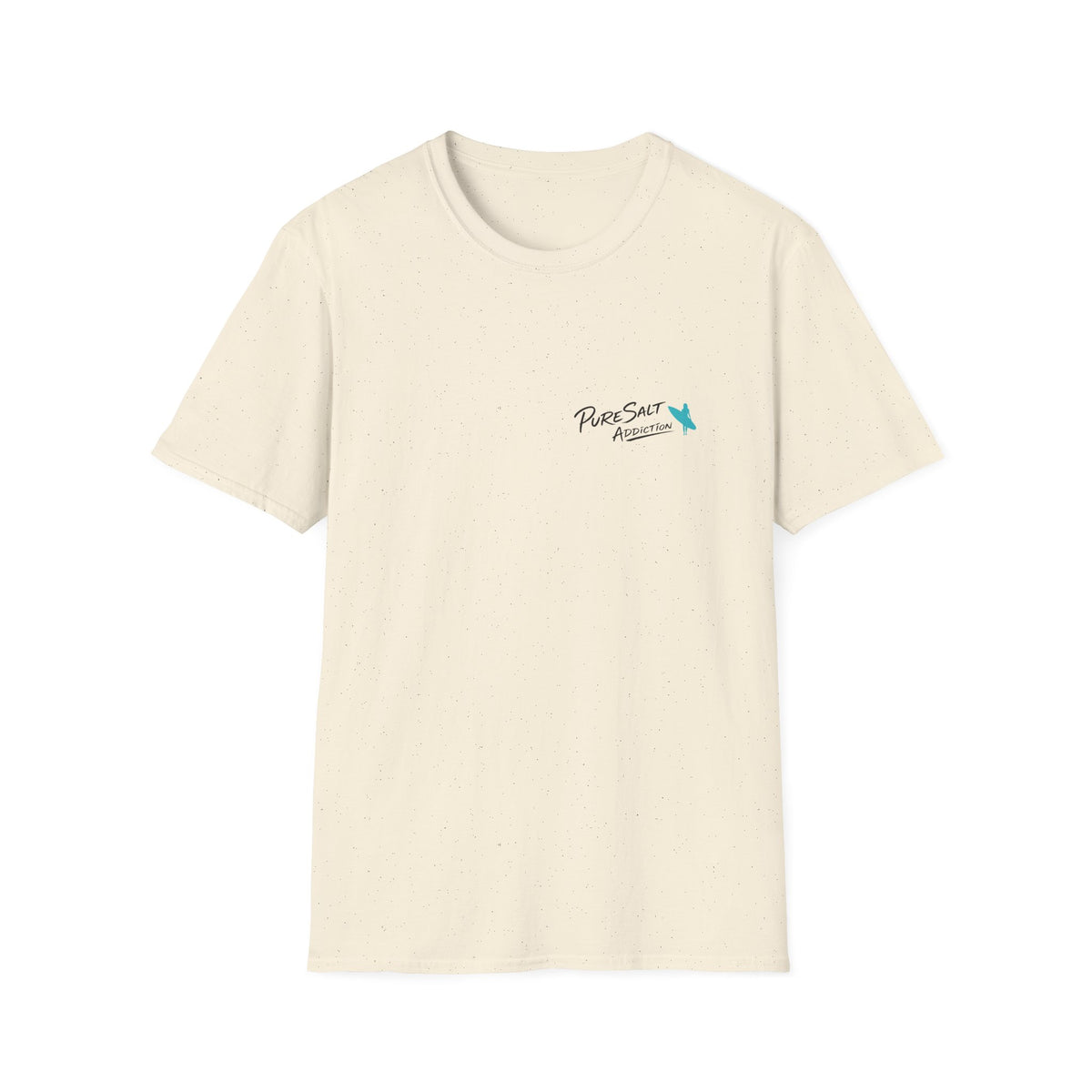 Salty Soul Sandy Toes Surf Tee - Bright Colours | Retro Old Surfer Back Print T-Shirt | Beach Gift