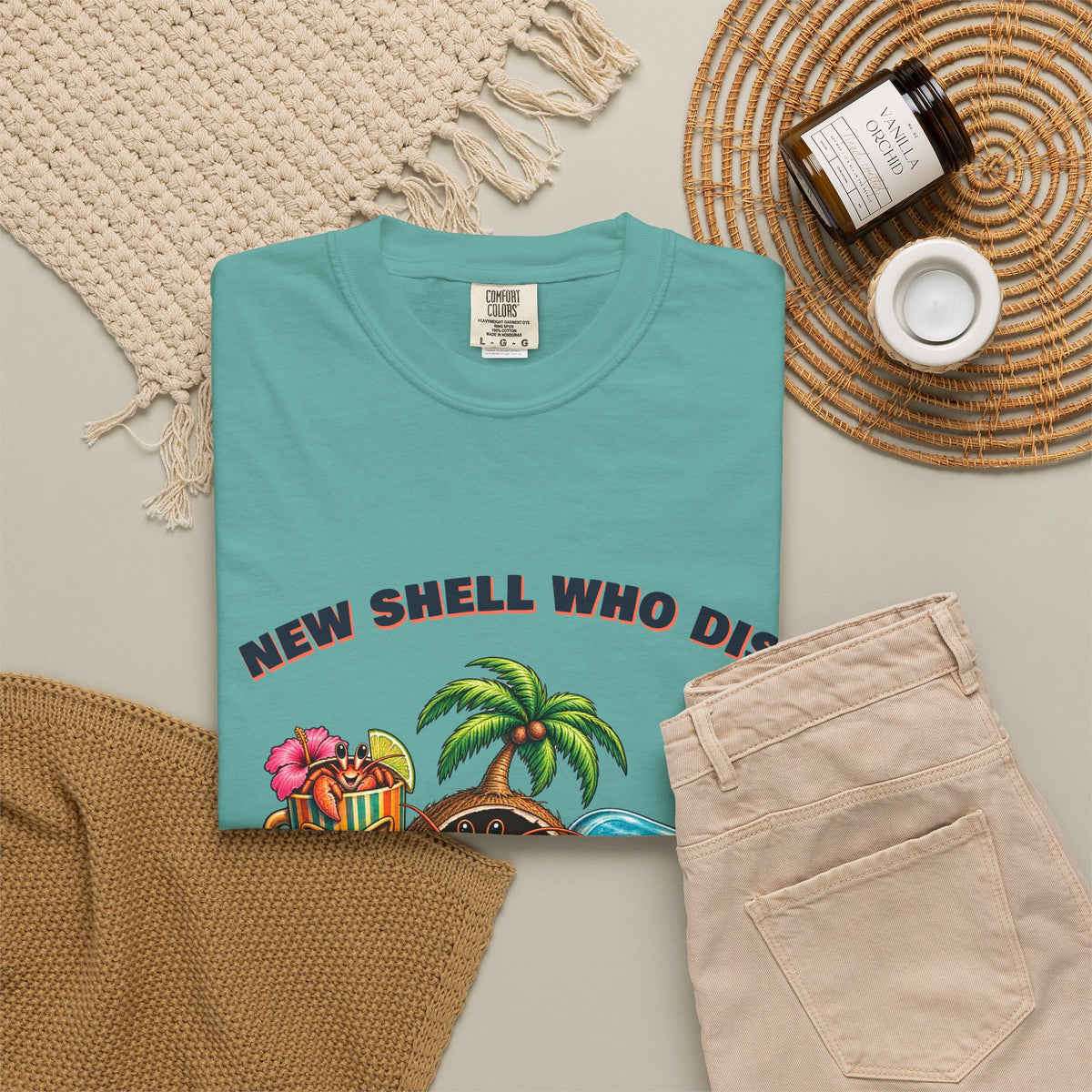 New Shell Who Dis Shirt | Funny Hermit Crab Tee | Comfort Colors T-Shirt