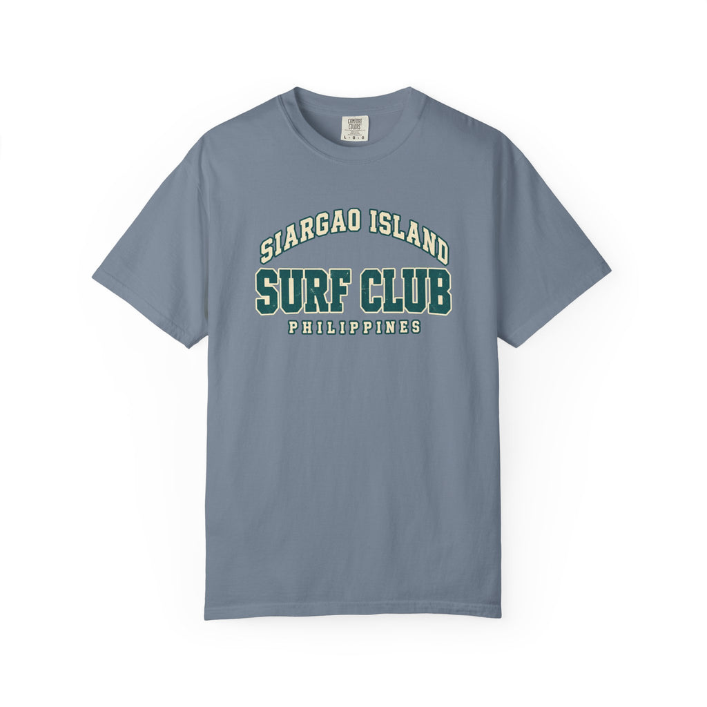 Siargao Island Surf Club Tee | Philippines Surf T-Shirt | Varsity Surf Shirt | Comfort Colors Travel Gift