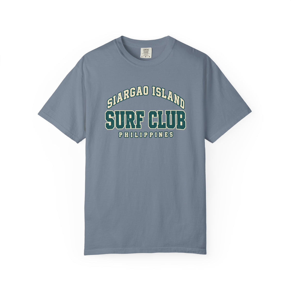 Siargao Island Surf Club Tee | Philippines Surf T-Shirt | Varsity Surf Shirt | Comfort Colors Travel Gift