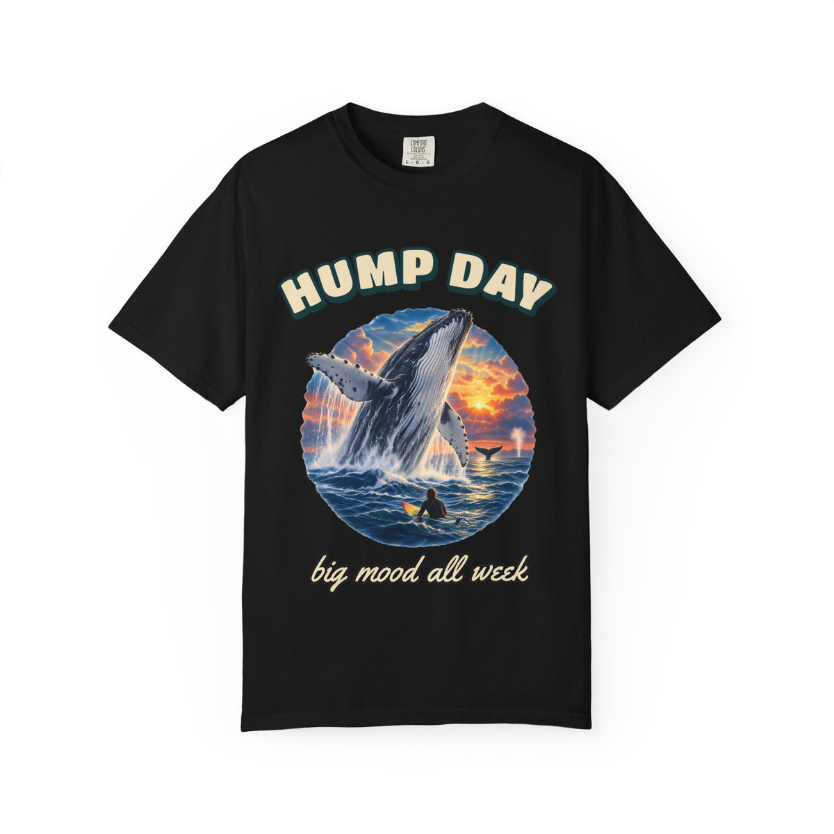 Hump Day Whale Shirt | Funny Humpback Whale Tee | Comfort Colors T-Shirt