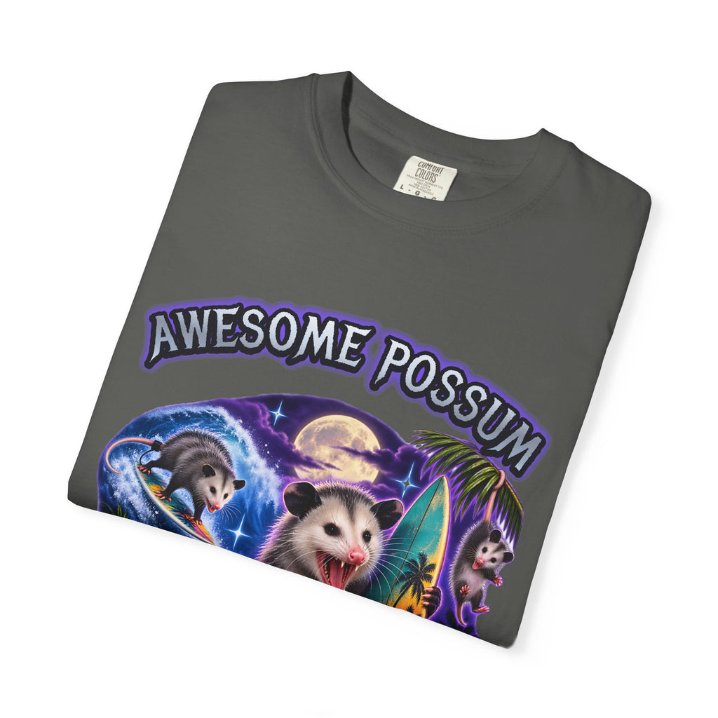 Awesome Possum Surf Team Shirt | Funny Possum Bootleg Tee | Comfort Colors T-Shirt