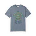 Slow Down Sea More Tee | Sea Turtle Mandala Shirt | Ocean Lover T-Shirt | Comfort Colors Seafoam