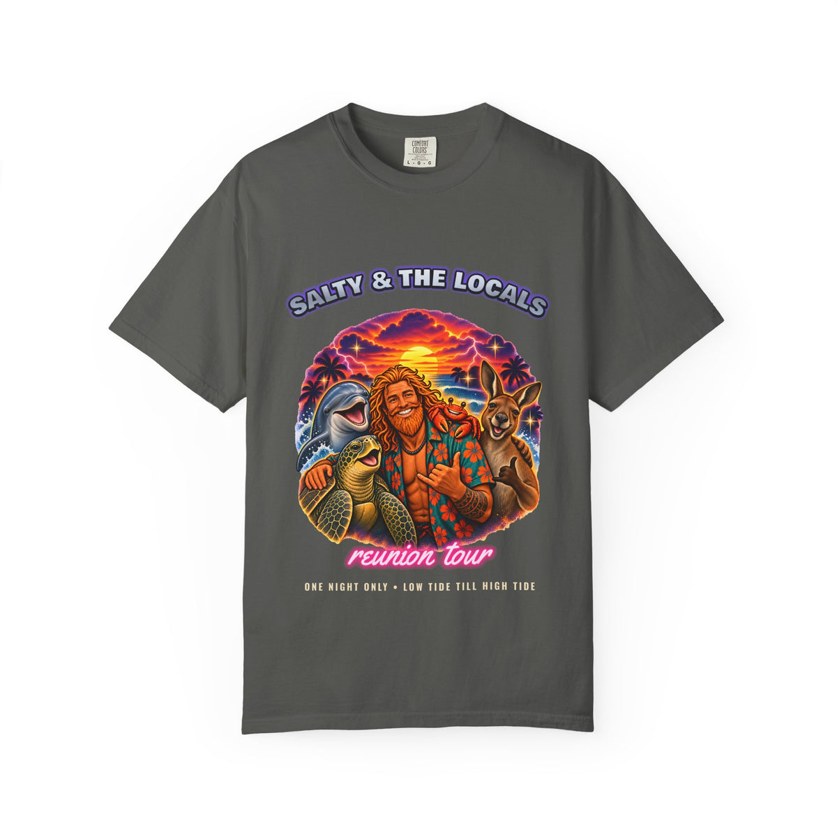 Salty And The Locals Tour Shirt | Reunion Tour Bootleg Tee | Comfort Colors T-Shirt
