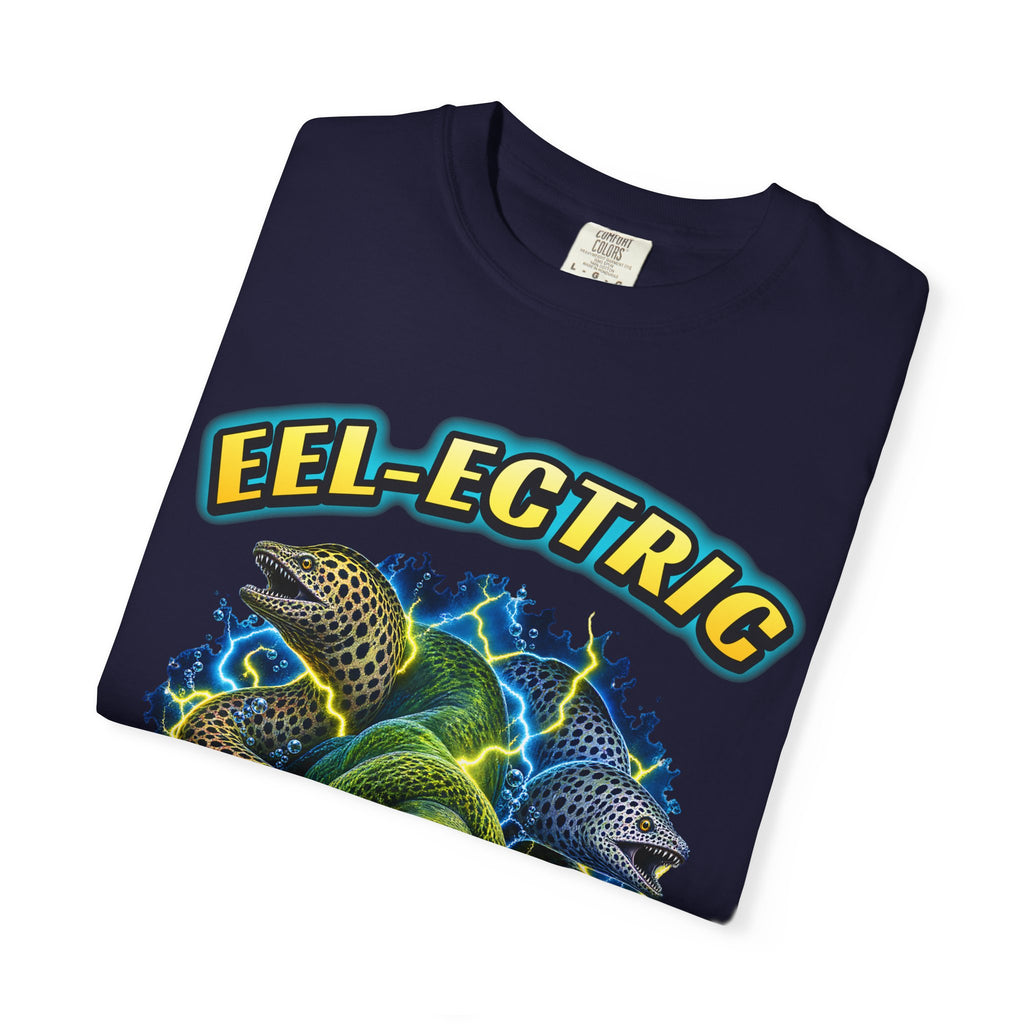 Eel-ectric Moray Eel Shirt | Neon Reef Bootleg Tee | Comfort Colors T-Shirt