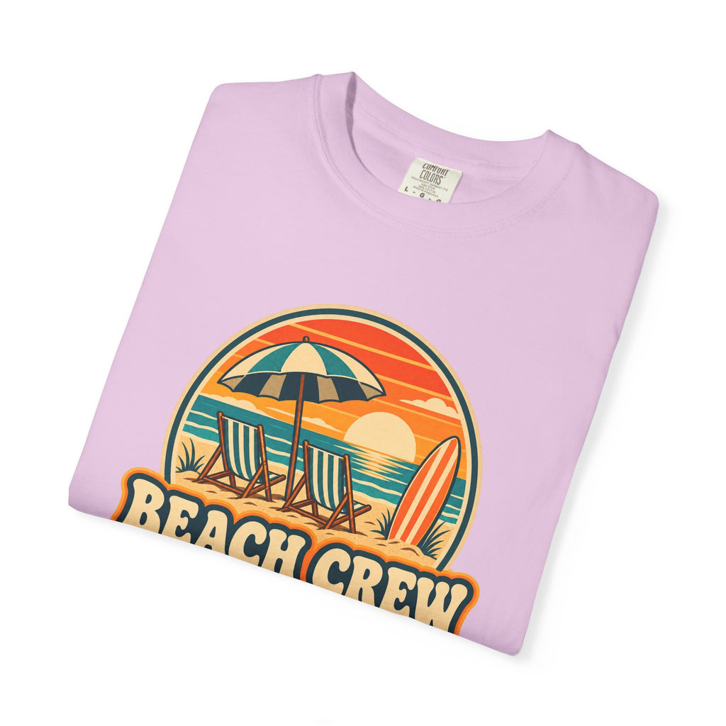 Beach Crew 2027 Tee | Matching Family Vacation Shirt | Group Beach Trip T-Shirt | Comfort Colors White