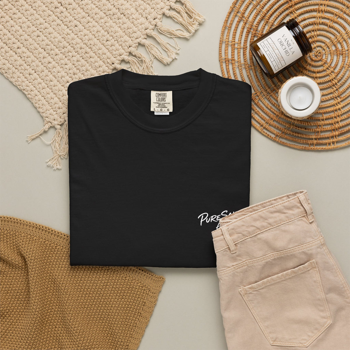 Salty Nights T-Shirt — "Good Times & Good Company" Beach Sunset Graphic Tee