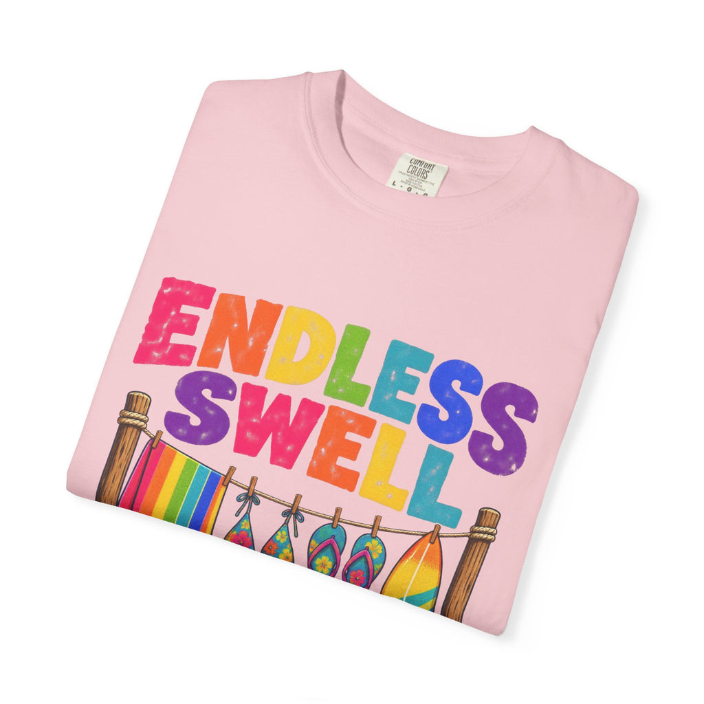 Endless Swell Season Tee | Retro Beach Clothesline Shirt | Colorful Surf T-Shirt | Comfort Colors