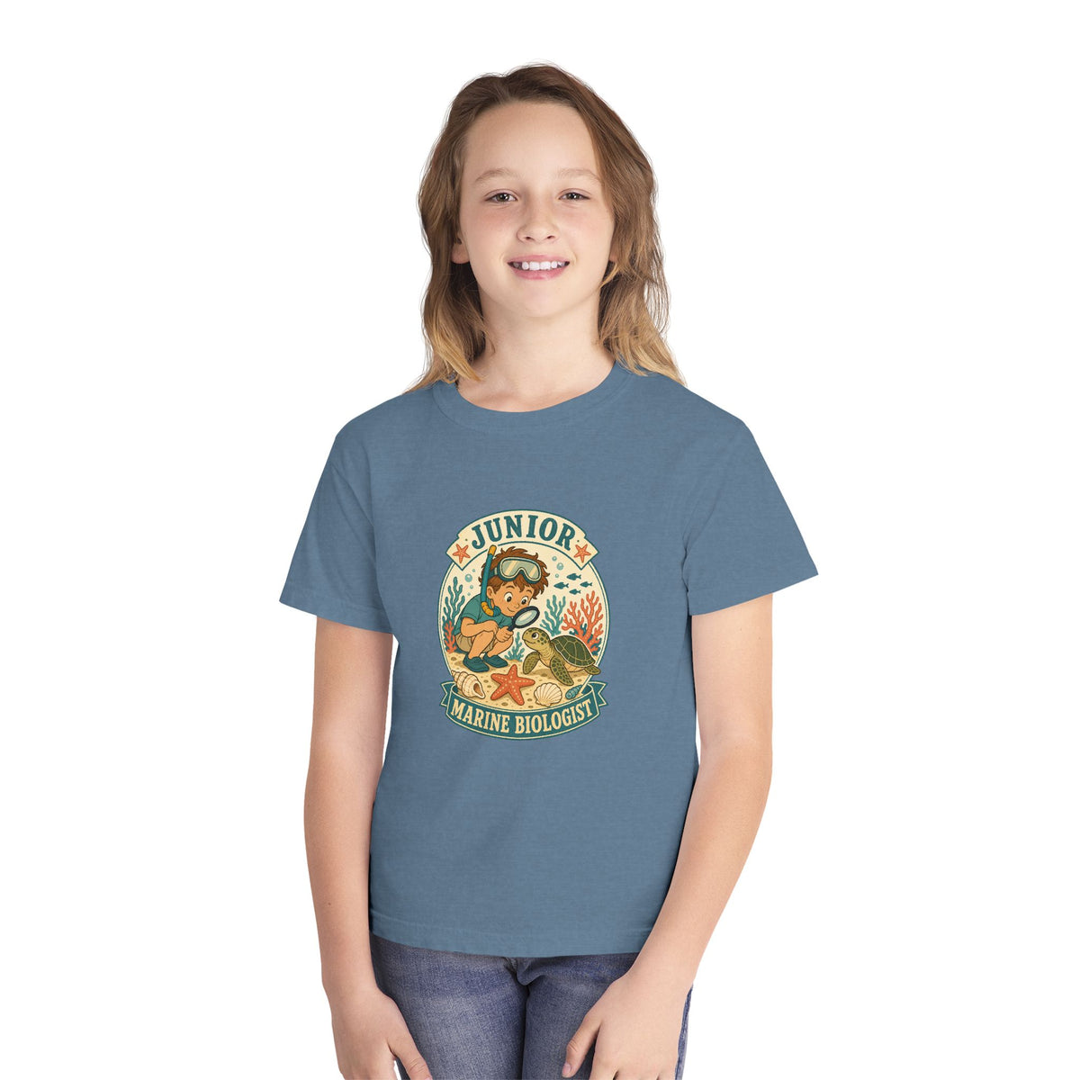 Junior Marine Biologist Kids Tee | Marine Biologist Kids Shirt | Youth Beach T-Shirt | Surf Kid Gift