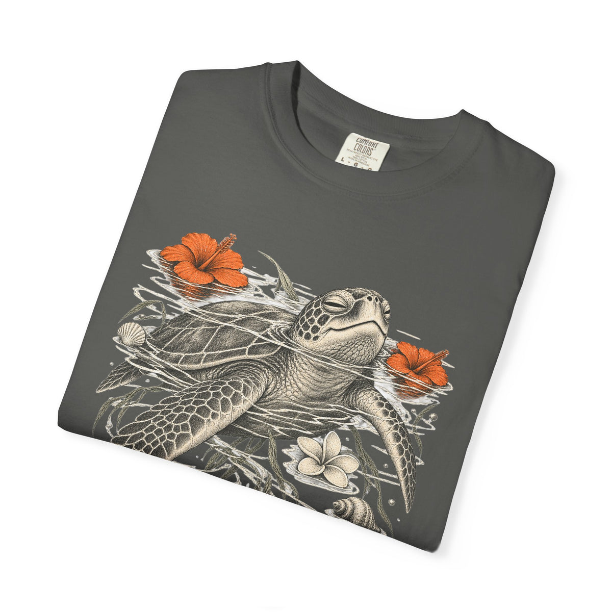 No Thoughts Just Tides Turtle Shirt | Vintage Sea Turtle Tee | Comfort Colors T-Shirt