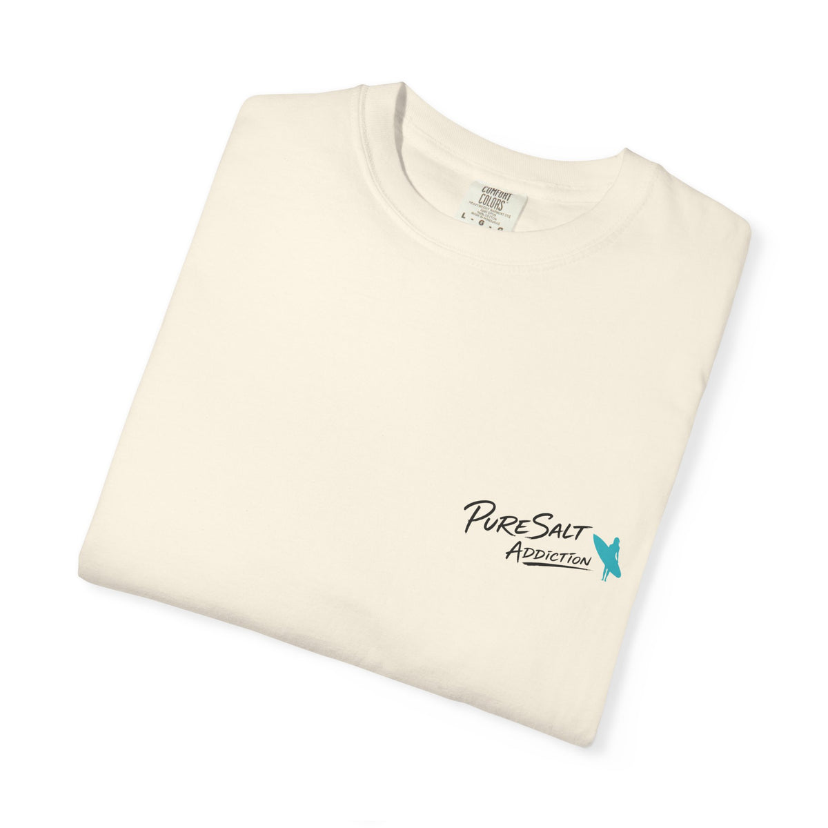 Just Chillin' Surf T-Shirt — Retro Beach Vibes with Guitarist Graphic