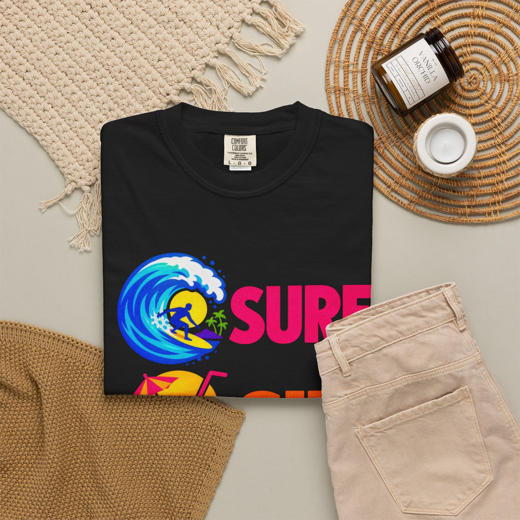 Surf Sip Repeat Tee | Surf & Cocktail Shirt | Funny Beach T-Shirt | Comfort Colors