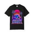 Neon Swell Tee | 80s Neon Surf Shirt | Retro Wave T-Shirt | Comfort Colors