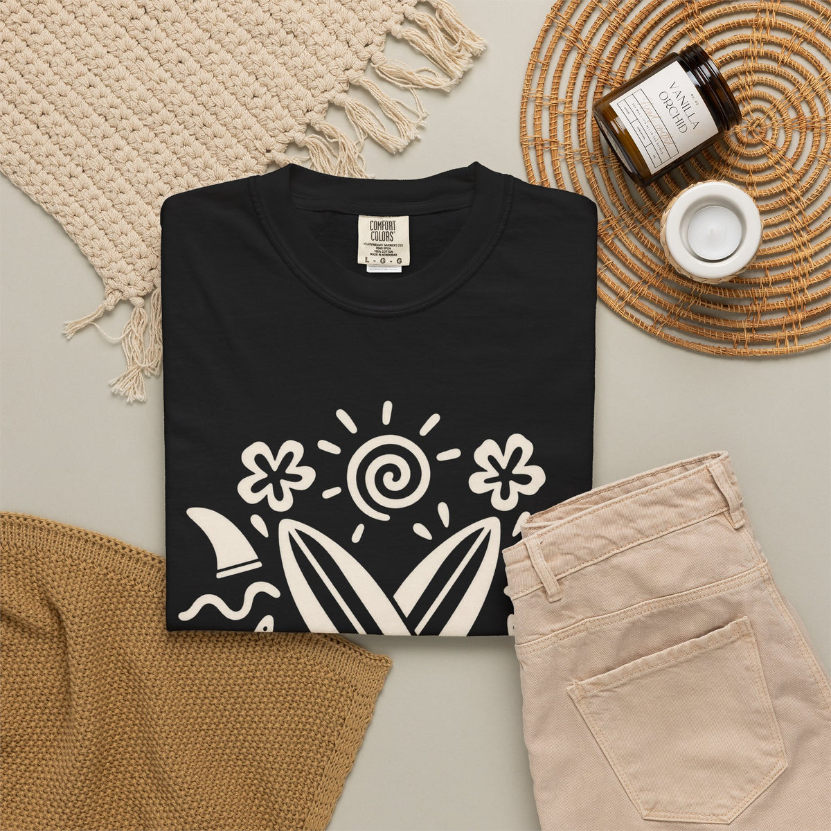 Board Meeting Surf Shirt | Funny Crossed Surfboards Tee | Comfort Colors T-Shirt