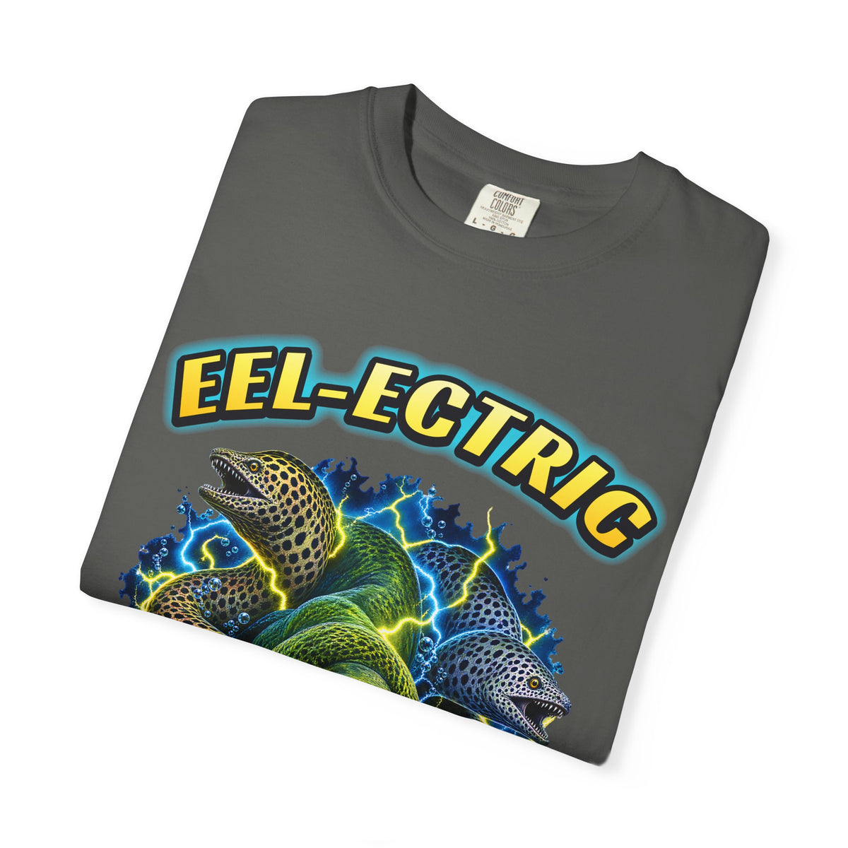 Eel-ectric Moray Eel Shirt | Neon Reef Bootleg Tee | Comfort Colors T-Shirt