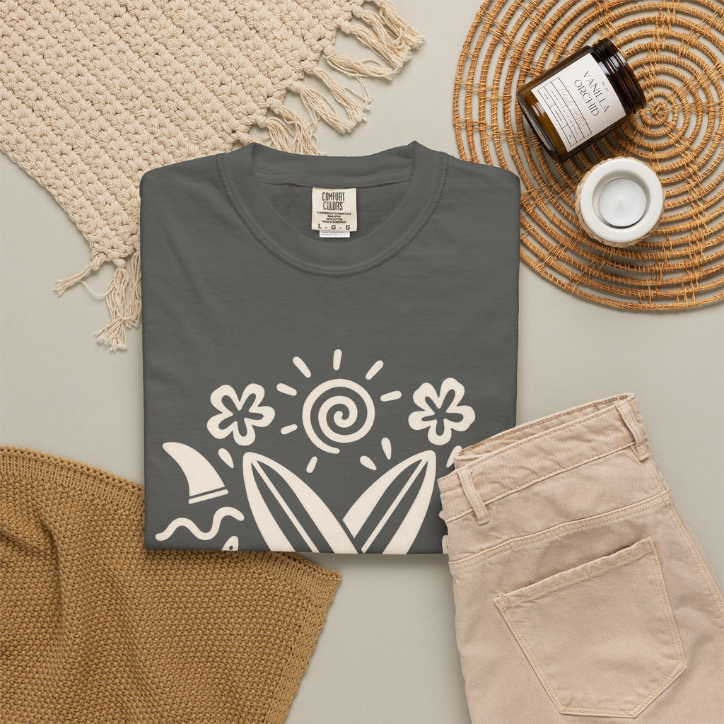 Board Meeting Surf Shirt | Funny Crossed Surfboards Tee | Comfort Colors T-Shirt