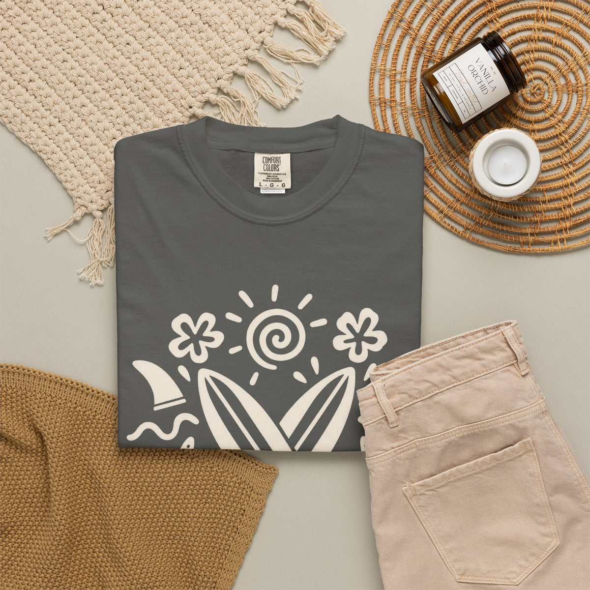 Board Meeting Surf Shirt | Funny Crossed Surfboards Tee | Comfort Colors T-Shirt