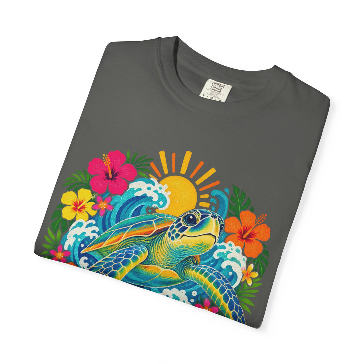 Sea You Later Sea Turtle Tee | Funny Ocean Pun Shirt | Colorful Beach T-Shirt | Comfort Colors
