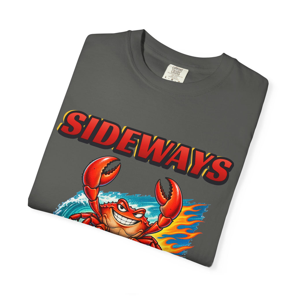 Sideways Crab Shirt | Funny Crab Bootleg Tee | Comfort Colors T-Shirt