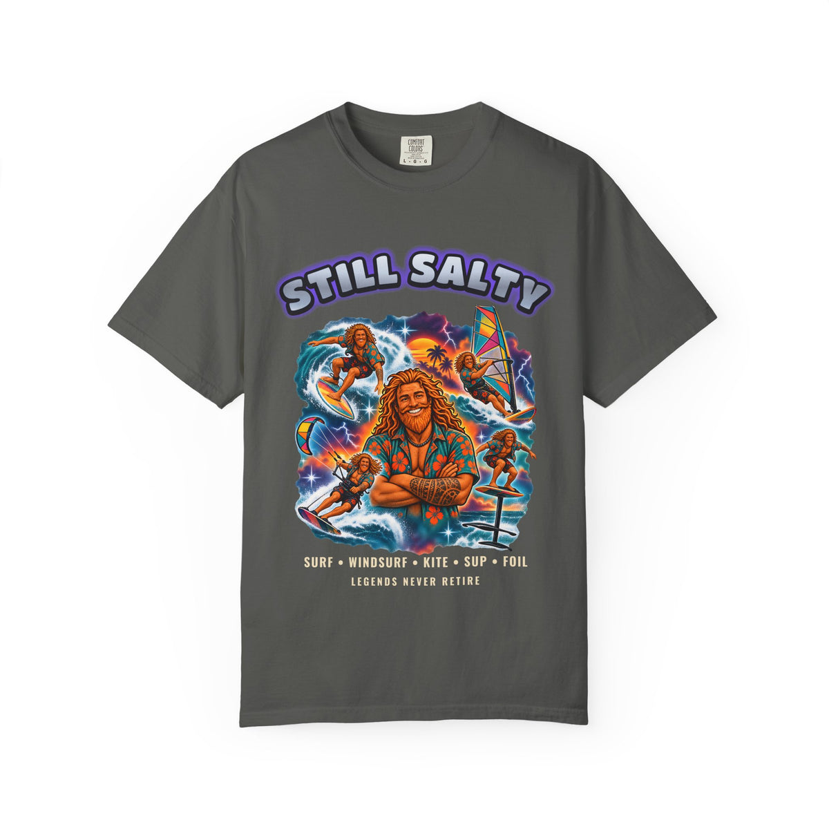 Still Salty Legends Shirt | Windsurf Kite SUP Foil Tee | Comfort Colors T-Shirt