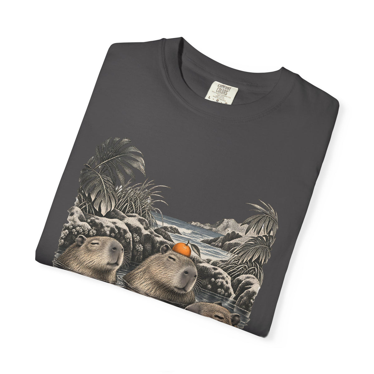 Left Unsupervised Capybaras Shirt | Funny Capybara Tee | Comfort Colors T-Shirt