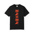 Palm Wave Totem Shirt | Stamp Column Beach Tee | Comfort Colors T-Shirt