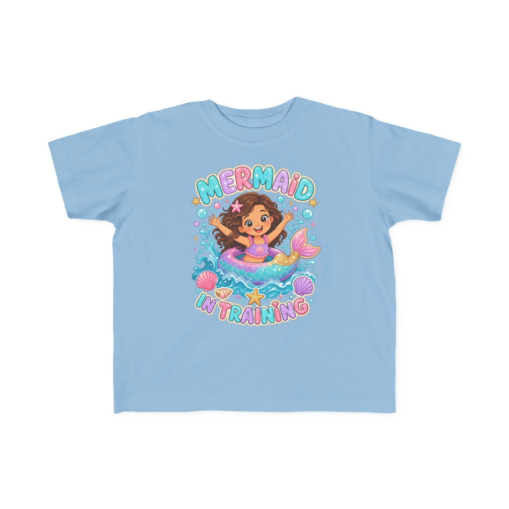 Mermaid In Training Kids Tee | Mermaid Kids Shirt | Toddler Beach T-Shirt | Surf Kid Gift