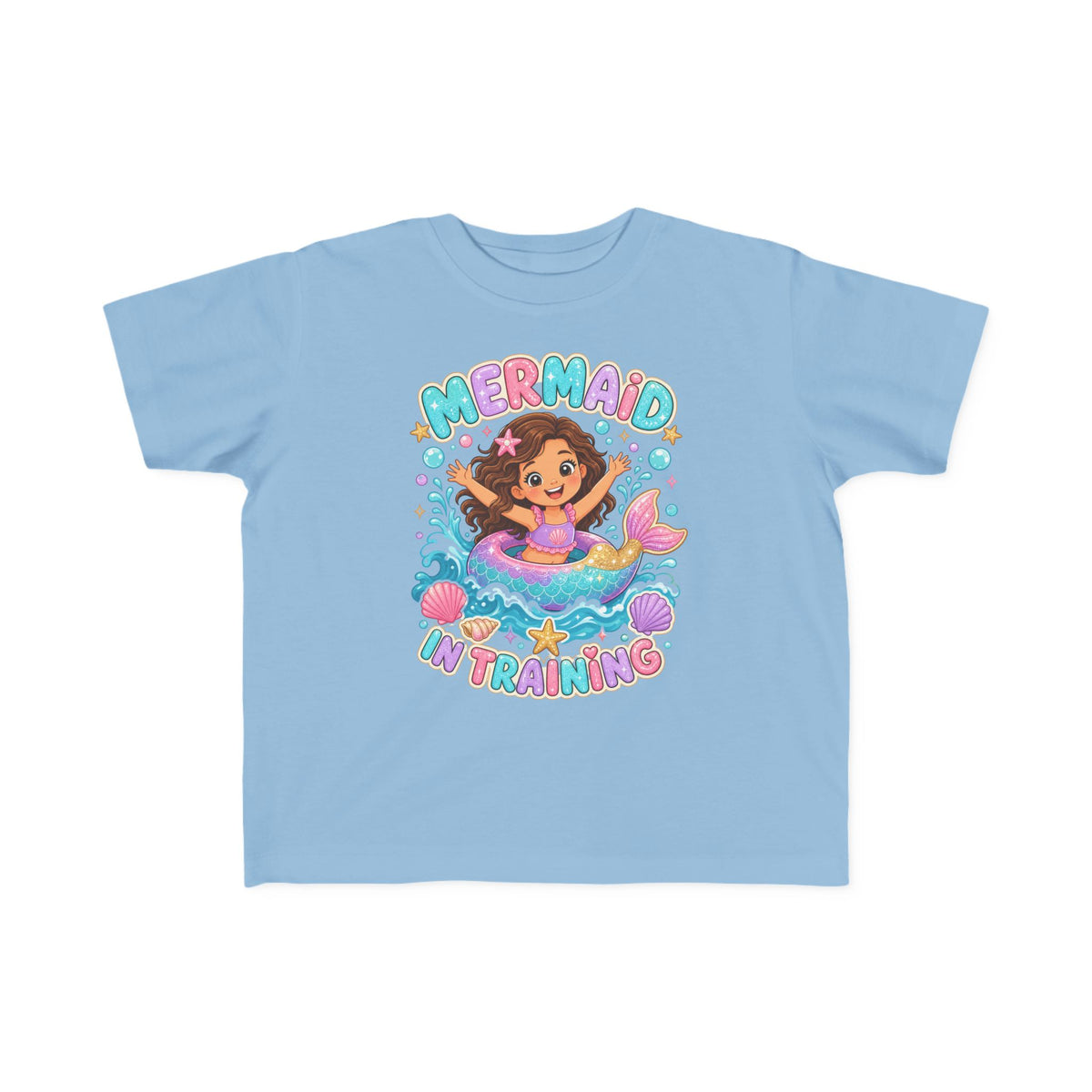 Mermaid In Training Kids Tee | Mermaid Kids Shirt | Toddler Beach T-Shirt | Surf Kid Gift