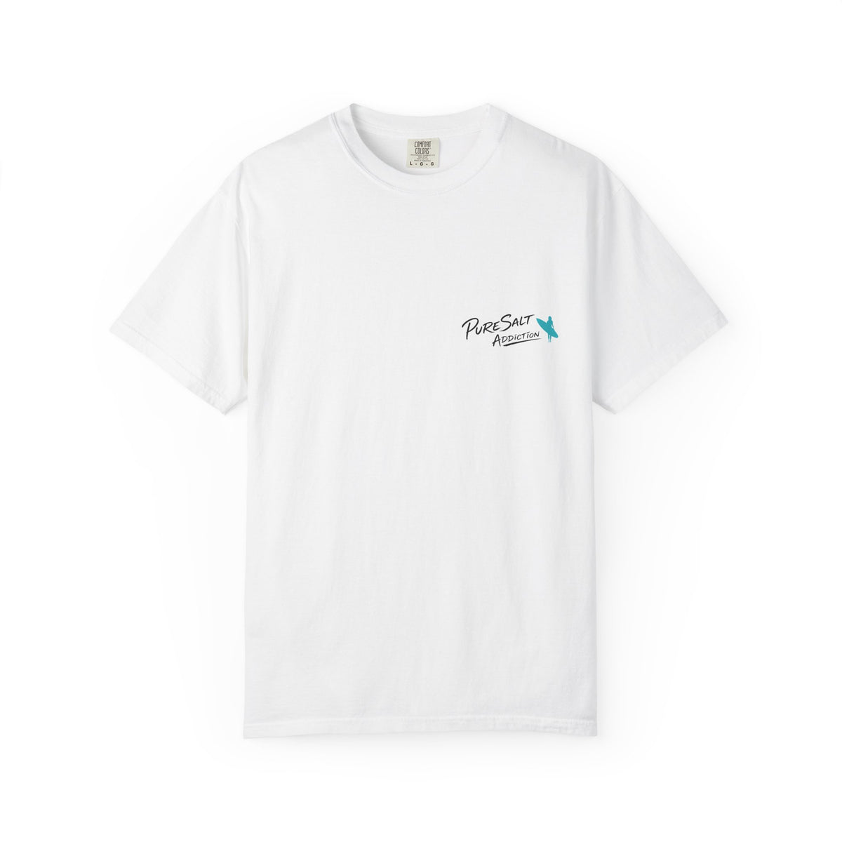 Surf Vintage T-Shirt — "Old Salty Surf Co. Est. Low Tide" Retro Beach Tee