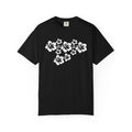 Hibiscus Flowers Tee | White Hibiscus Cluster Shirt | Tropical Island Flower T-Shirt | Comfort Colors