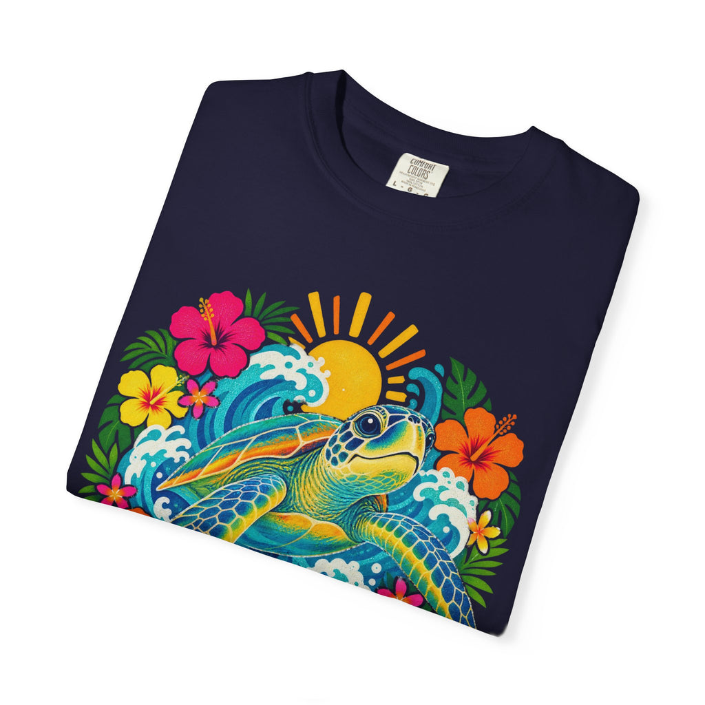 Sea You Later Sea Turtle Tee | Funny Ocean Pun Shirt | Colorful Beach T-Shirt | Comfort Colors