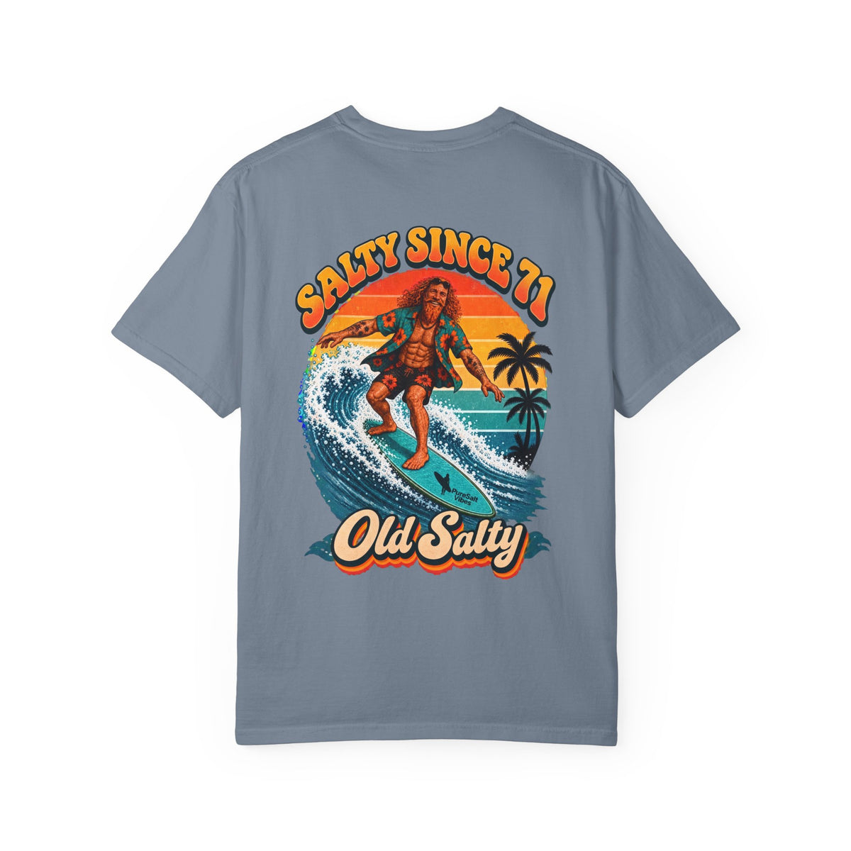 Old Salty Surf T-Shirt — "Salty Since '71" Vintage Beach Tee