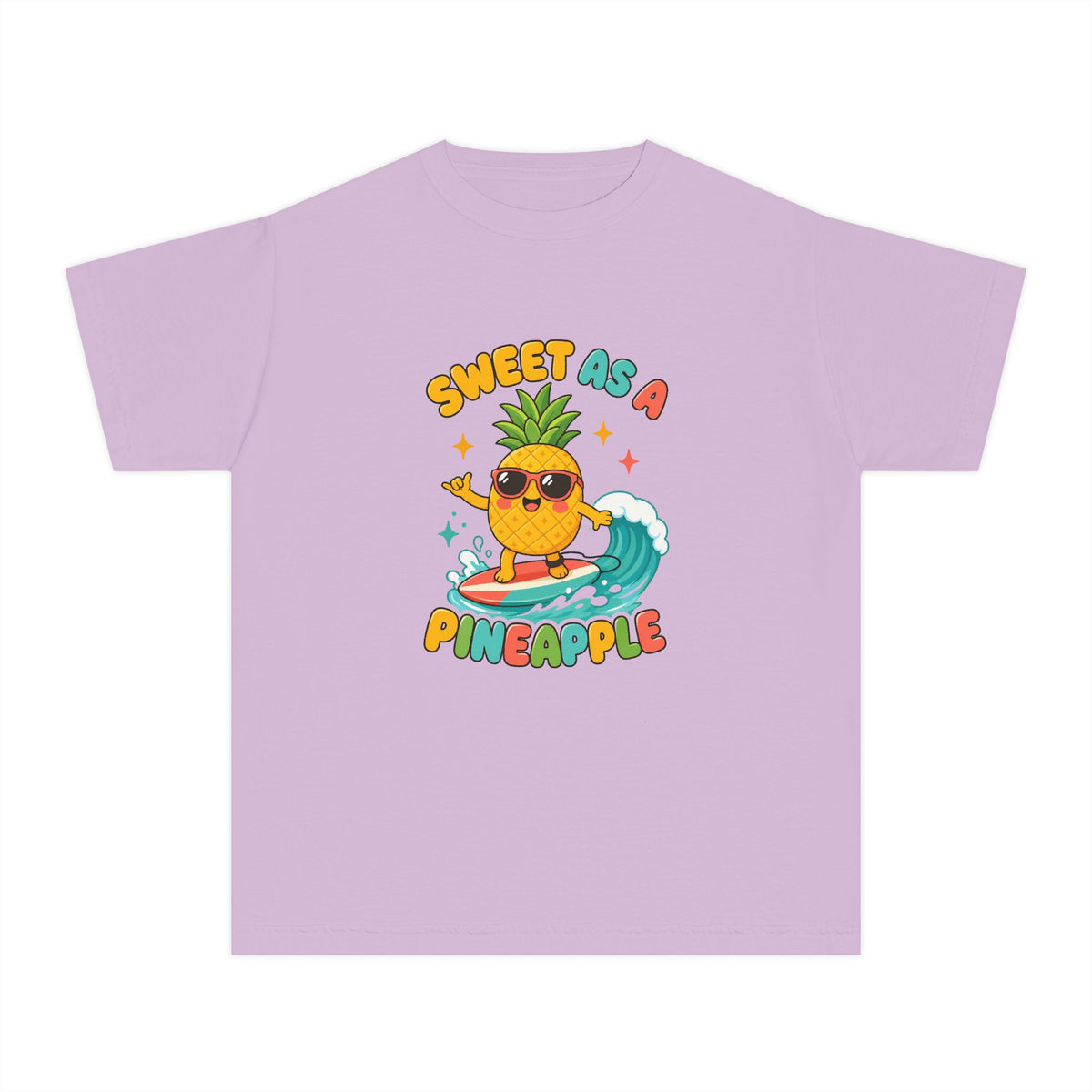 Sweet As A Pineapple Kids Tee | Pineapple Kids Shirt | Youth Beach T-Shirt | Surf Kid Gift