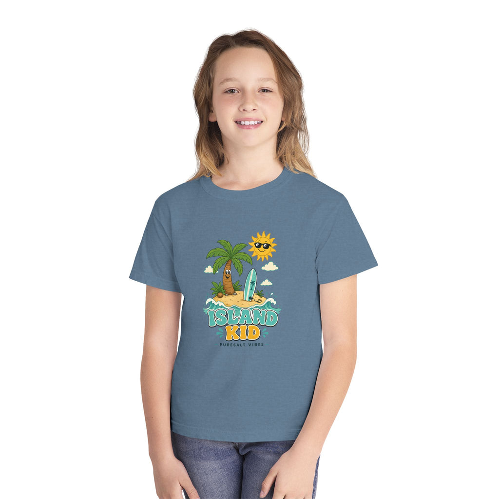 Island Kid Kids Tee | Island Kid Shirt | Youth Beach T-Shirt | Surf Kid Gift
