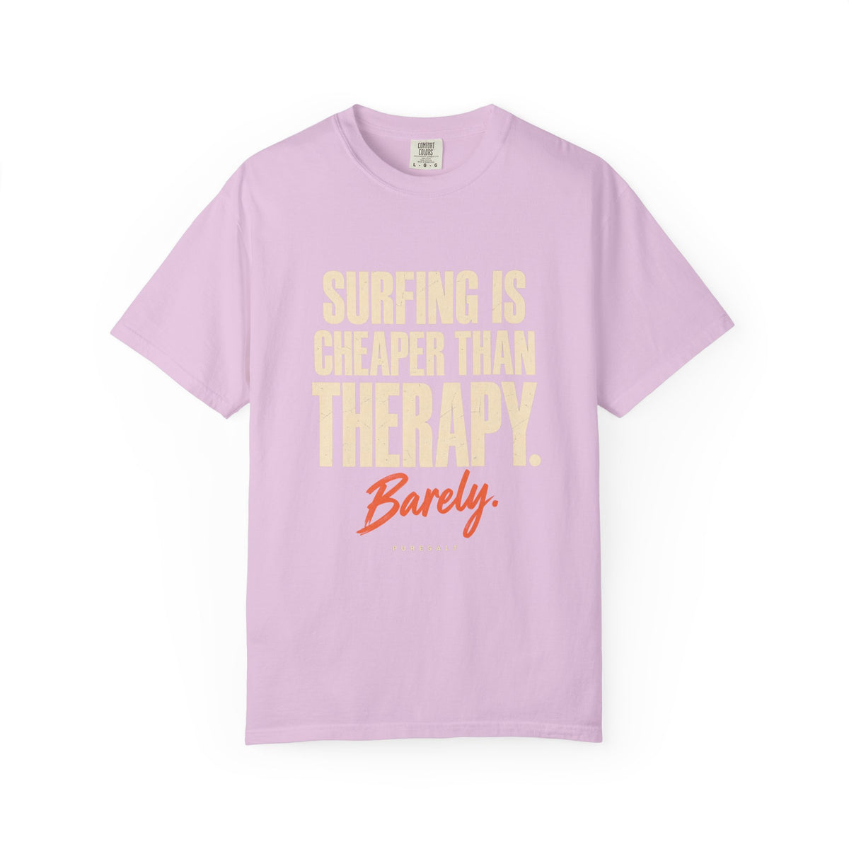 Surfing Is Cheaper Than Therapy tee | Surf Quote T-Shirt