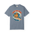 Surf Dog Crew Tee | Golden Retriever Surfing Shirt | Funny Dog Lover Surf T-Shirt | Comfort Colors