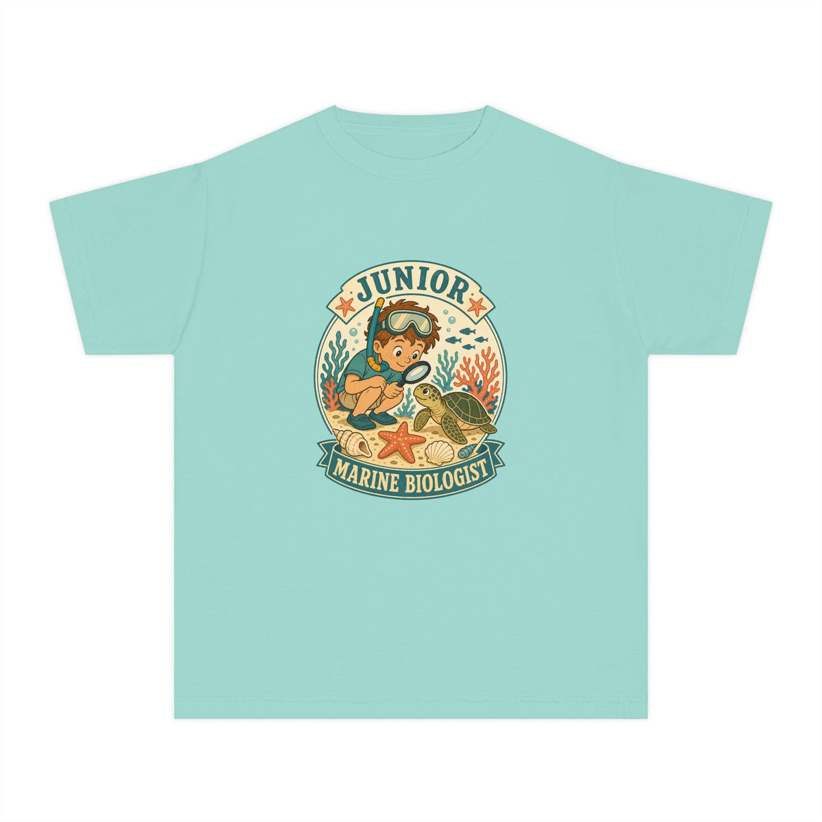 Junior Marine Biologist Kids Tee | Marine Biologist Kids Shirt | Youth Beach T-Shirt | Surf Kid Gift
