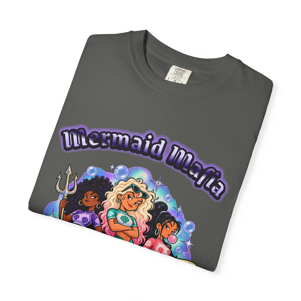 Mermaid Mafia Shirt | Funny Mermaid Bootleg Tee | Comfort Colors T-Shirt