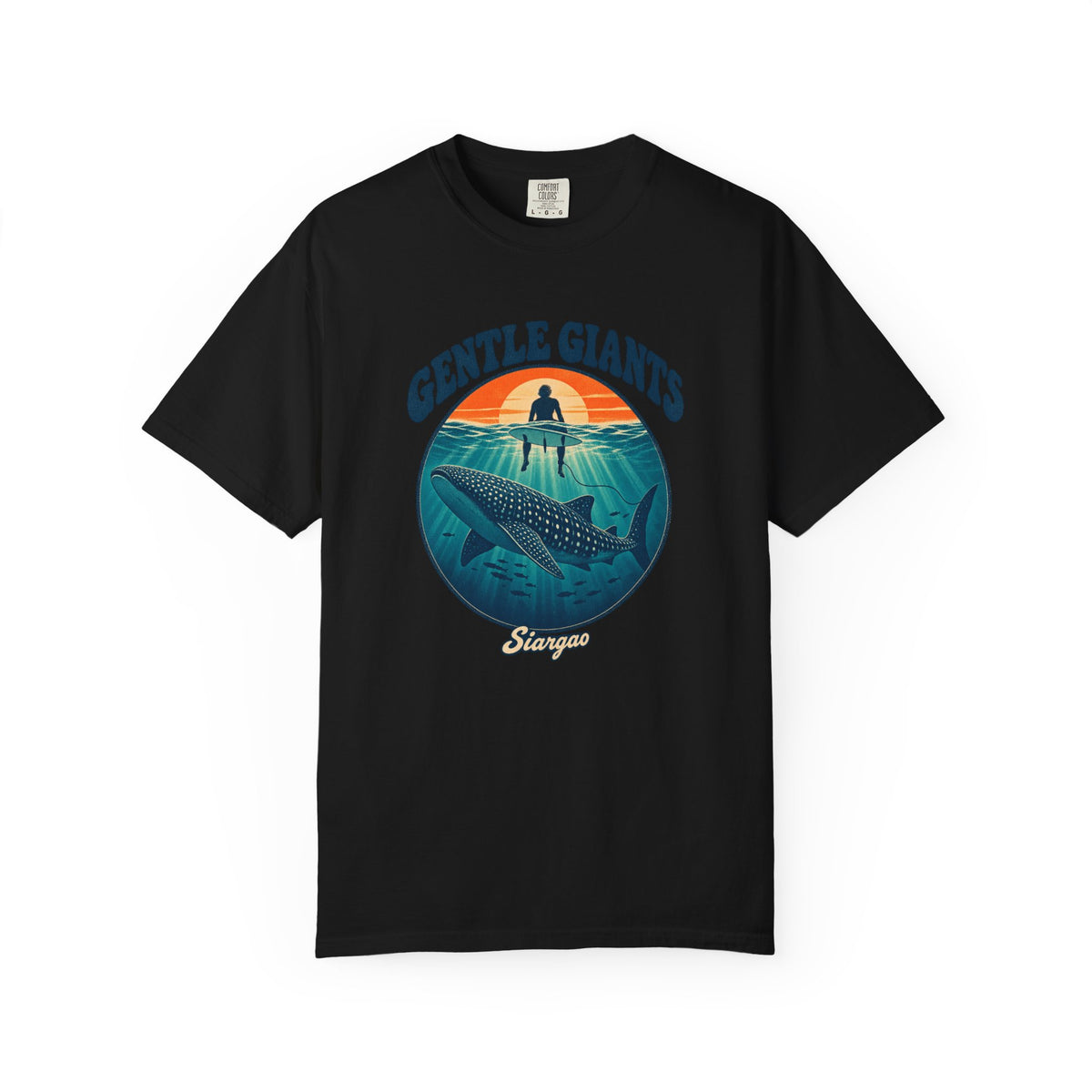 Gentle Giants Whale Shark Tee | Siargao Ocean Shirt | Vintage Marine Life T-Shirt | Comfort Colors Gift