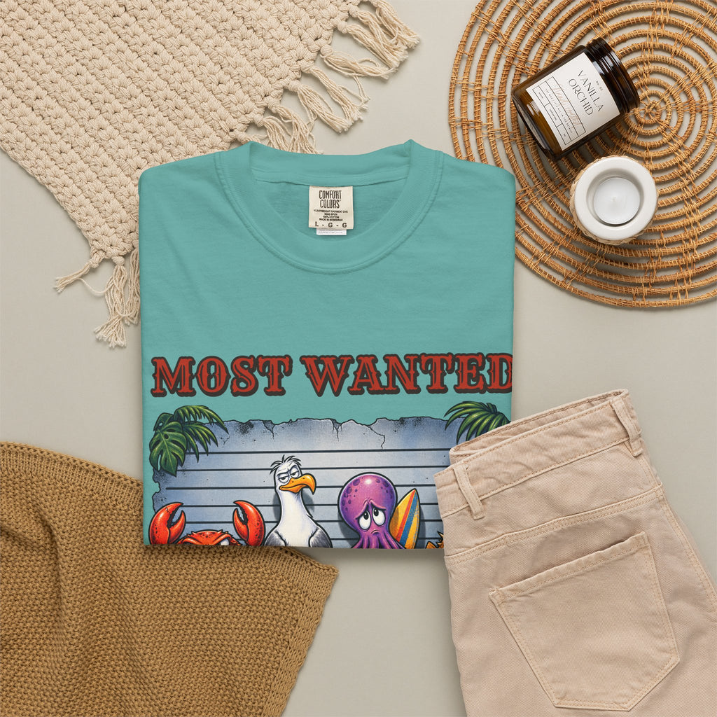 Most Wanted Drop In Shirt | Funny Surf Wanted Poster Tee | Comfort Colors T-Shirt