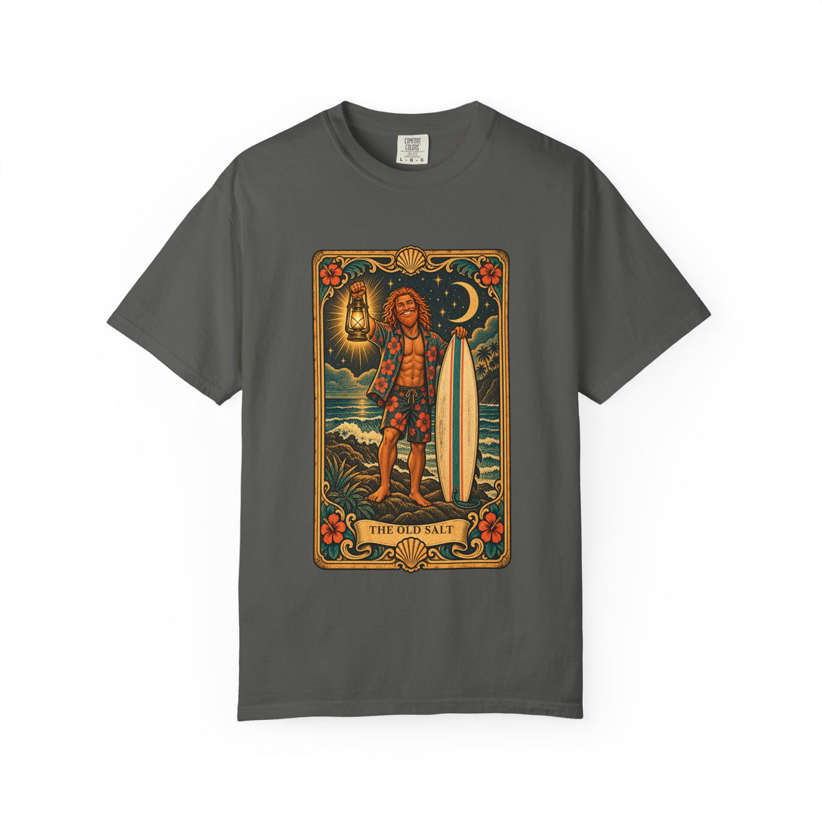 The Old Salt Tarot Card Shirt | Vintage Sailor Tarot Tee | Comfort Colors T-Shirt