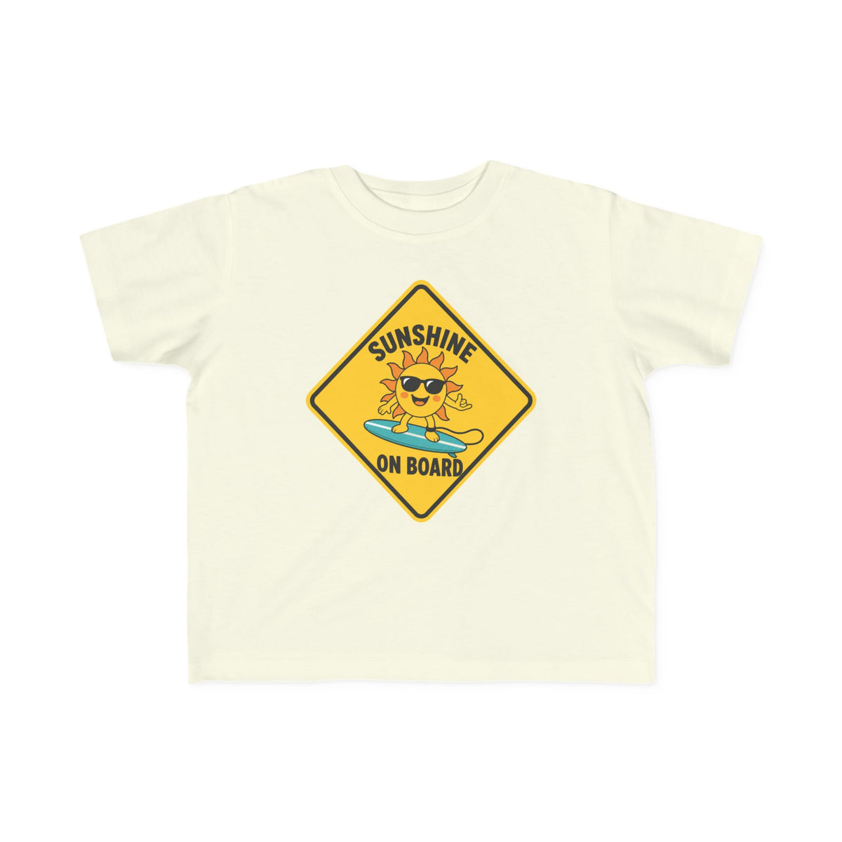 Sunshine On Board Kids Tee | Sunshine Kids Shirt | Toddler Beach T-Shirt | Surf Kid Gift