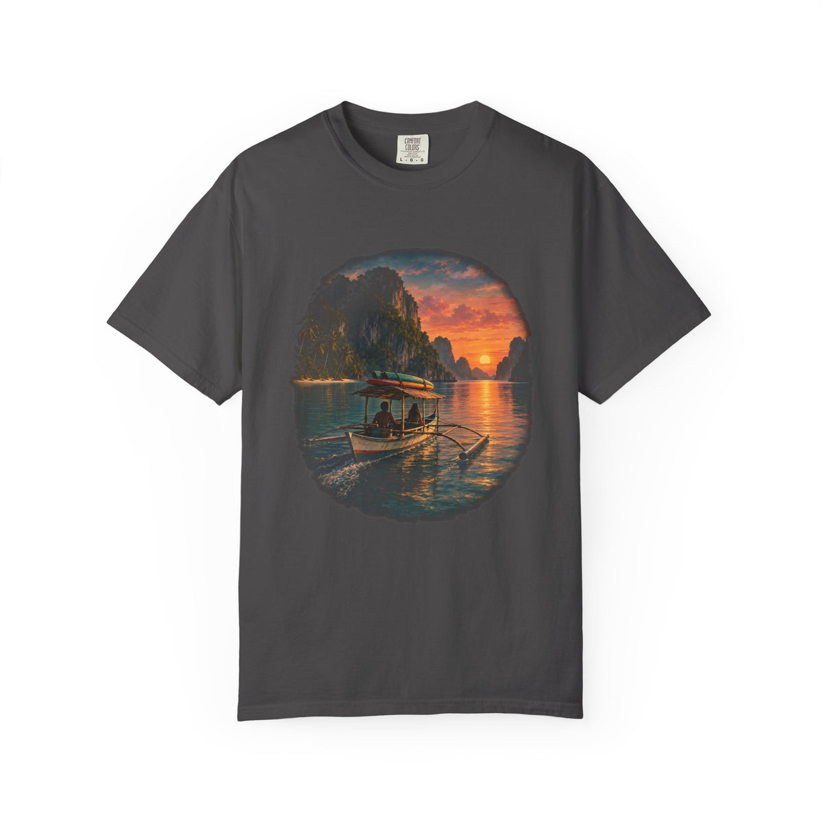Island Bangka Boat Shirt | Vintage Philippines Tee | Comfort Colors T-Shirt