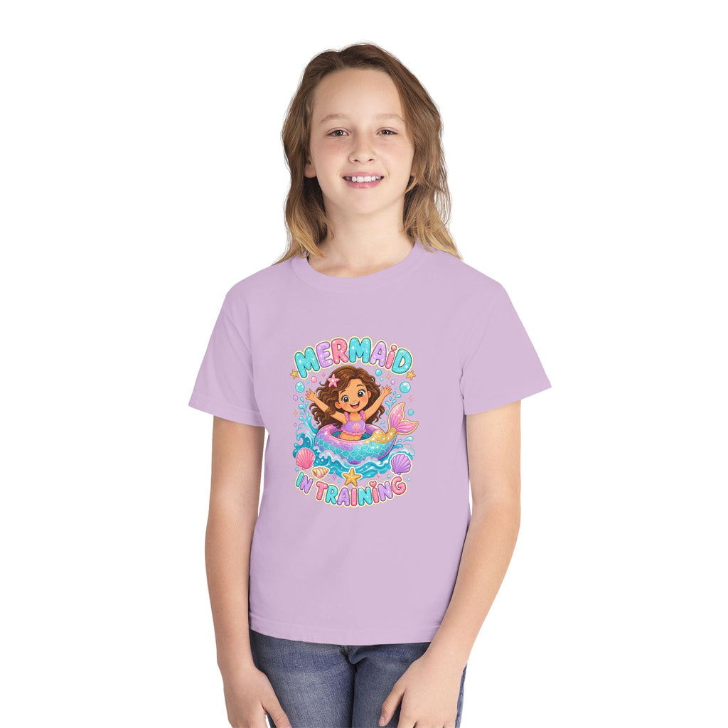 Mermaid In Training Kids Tee | Mermaid Kids Shirt | Youth Beach T-Shirt | Surf Kid Gift