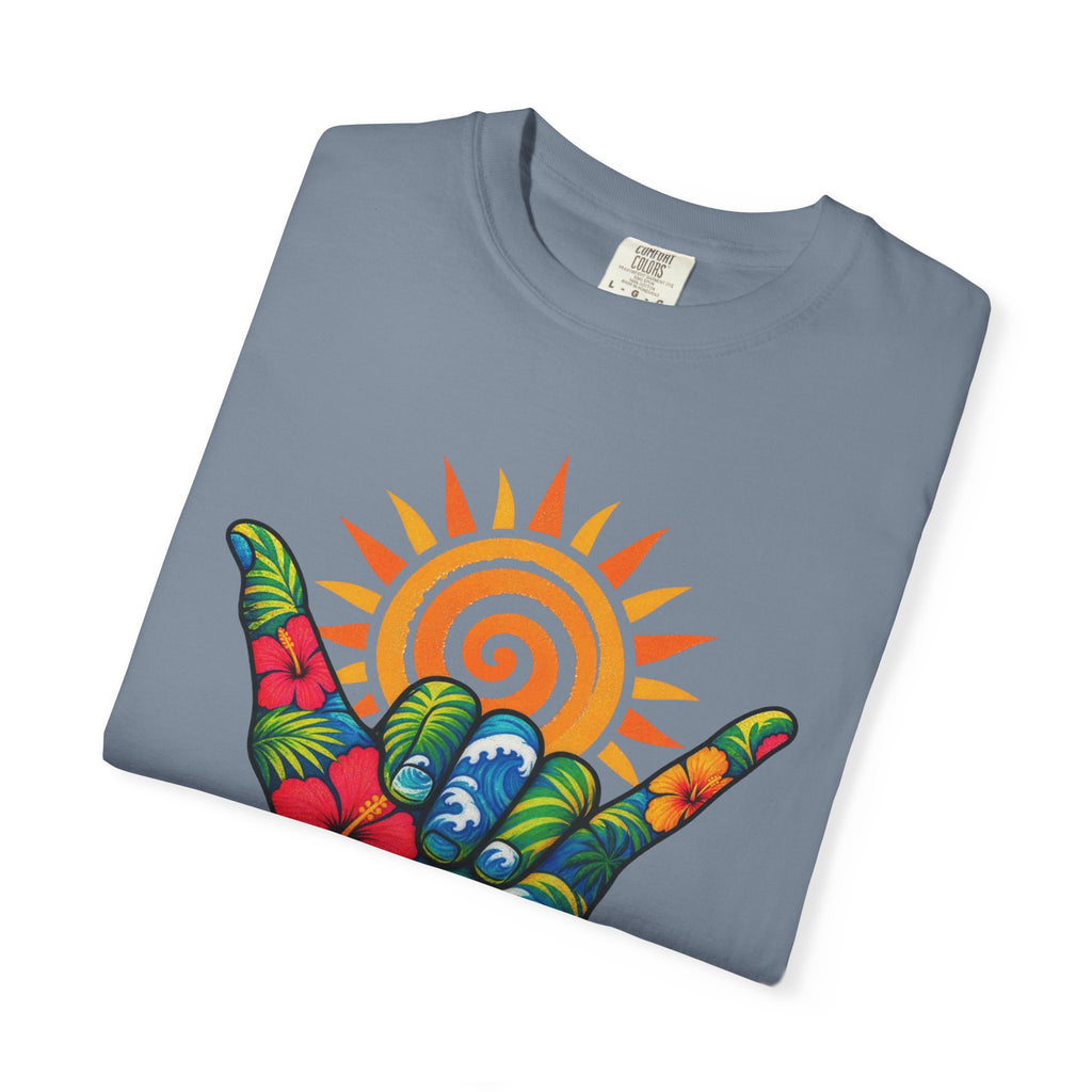 Hang Loose Tee | Shaka Surf Shirt | Retro Beach T-Shirt | Comfort Colors