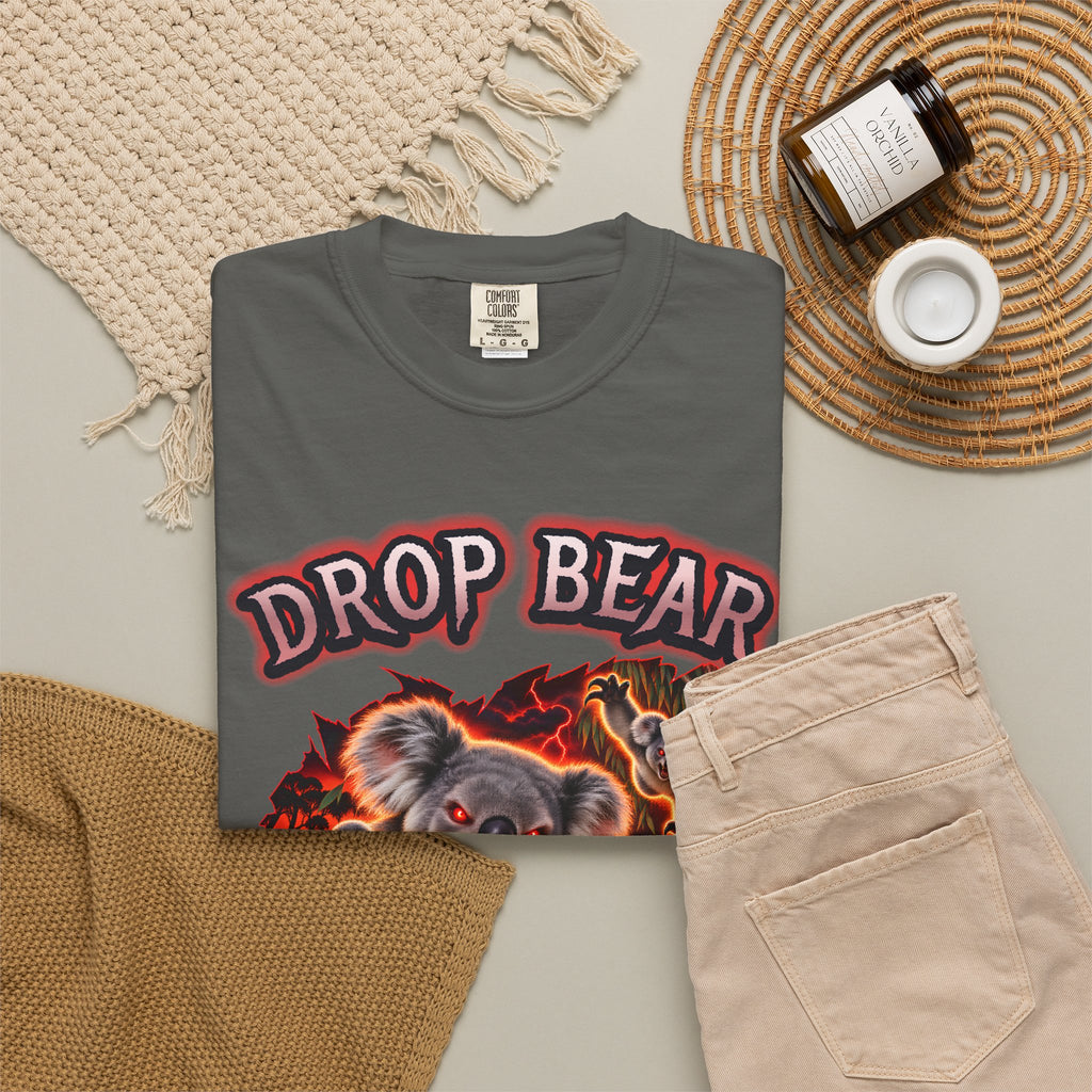Drop Bear Shirt | Funny Koala Aussie Surf Tee | Comfort Colors T-Shirt