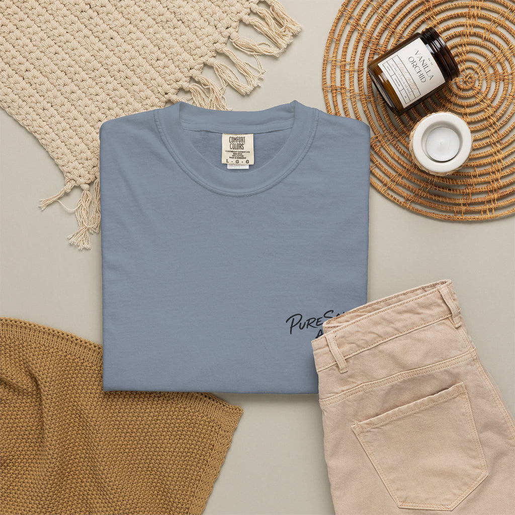 Just Chillin' Surf T-Shirt — Retro Beach Vibes with Guitarist Graphic