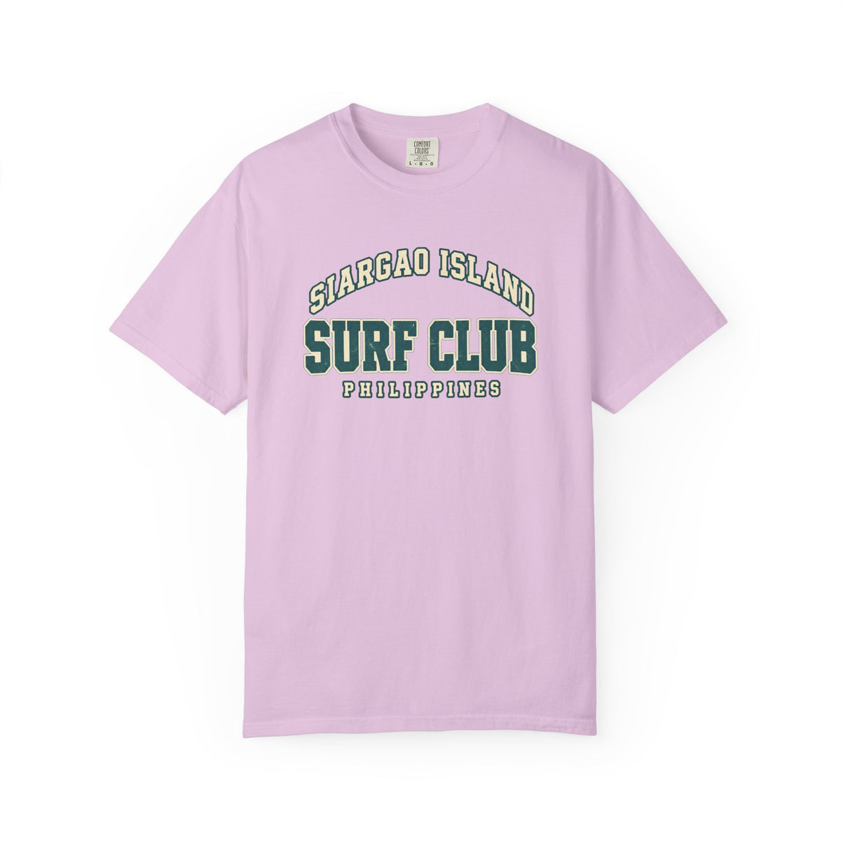 Siargao Island Surf Club Tee | Philippines Surf T-Shirt | Varsity Surf Shirt | Comfort Colors Travel Gift