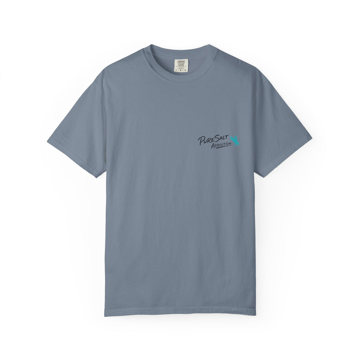 Surf Vintage T-Shirt — "Old Salty Surf Co. Est. Low Tide" Retro Beach Tee