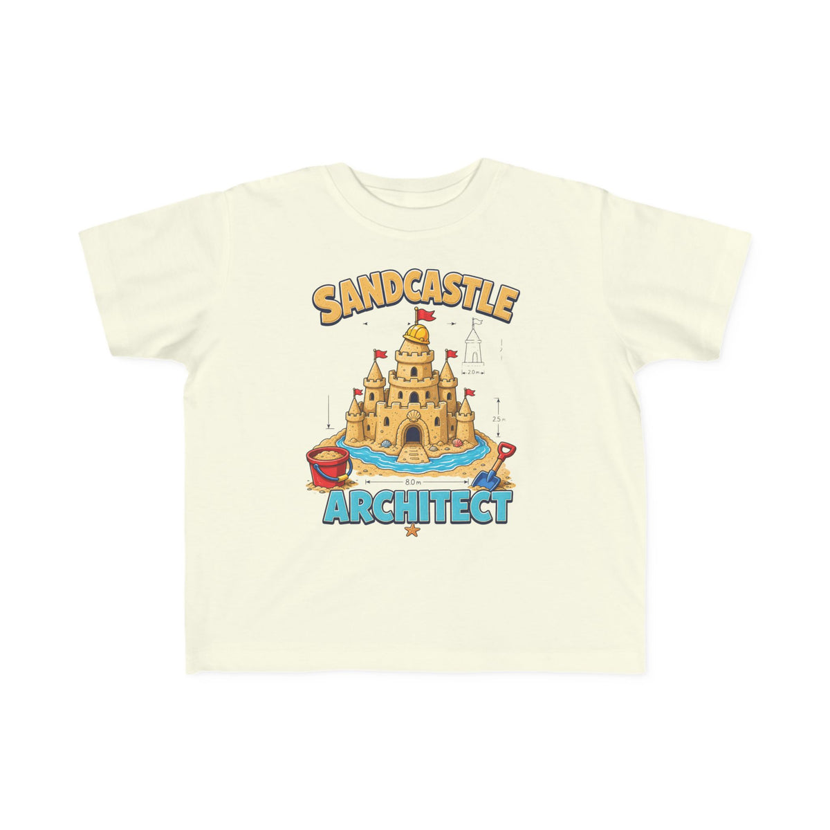 Sandcastle Architect Kids Tee | Sandcastle Kids Shirt | Toddler Beach T-Shirt | Surf Kid Gift